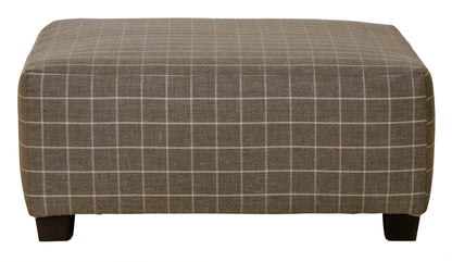 Lewiston - Cocktail Ottoman - Charcoal - Hornell Furniture Outlet