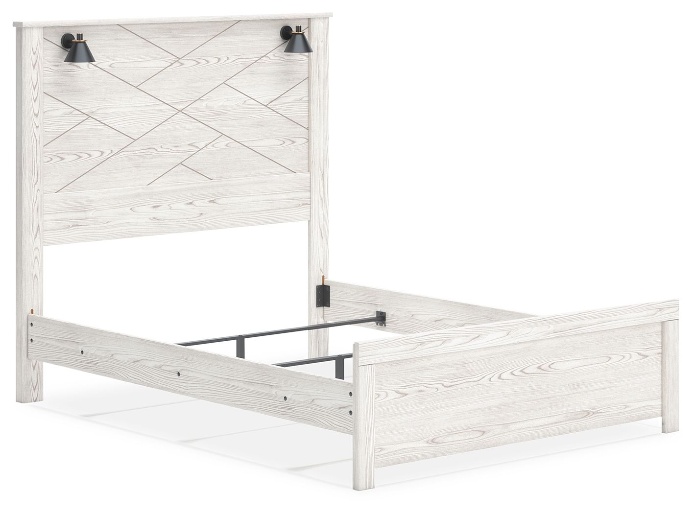 Gerridan - Panel Bedroom Set With Sconces - Hornell Furniture Outlet