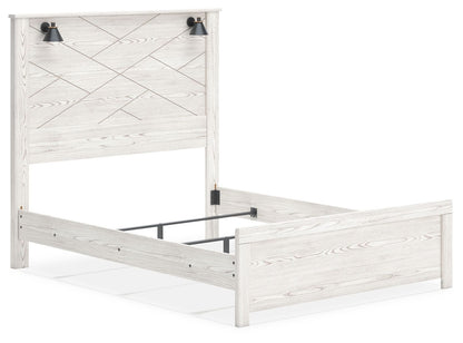 Gerridan - Panel Bedroom Set With Sconces - Hornell Furniture Outlet