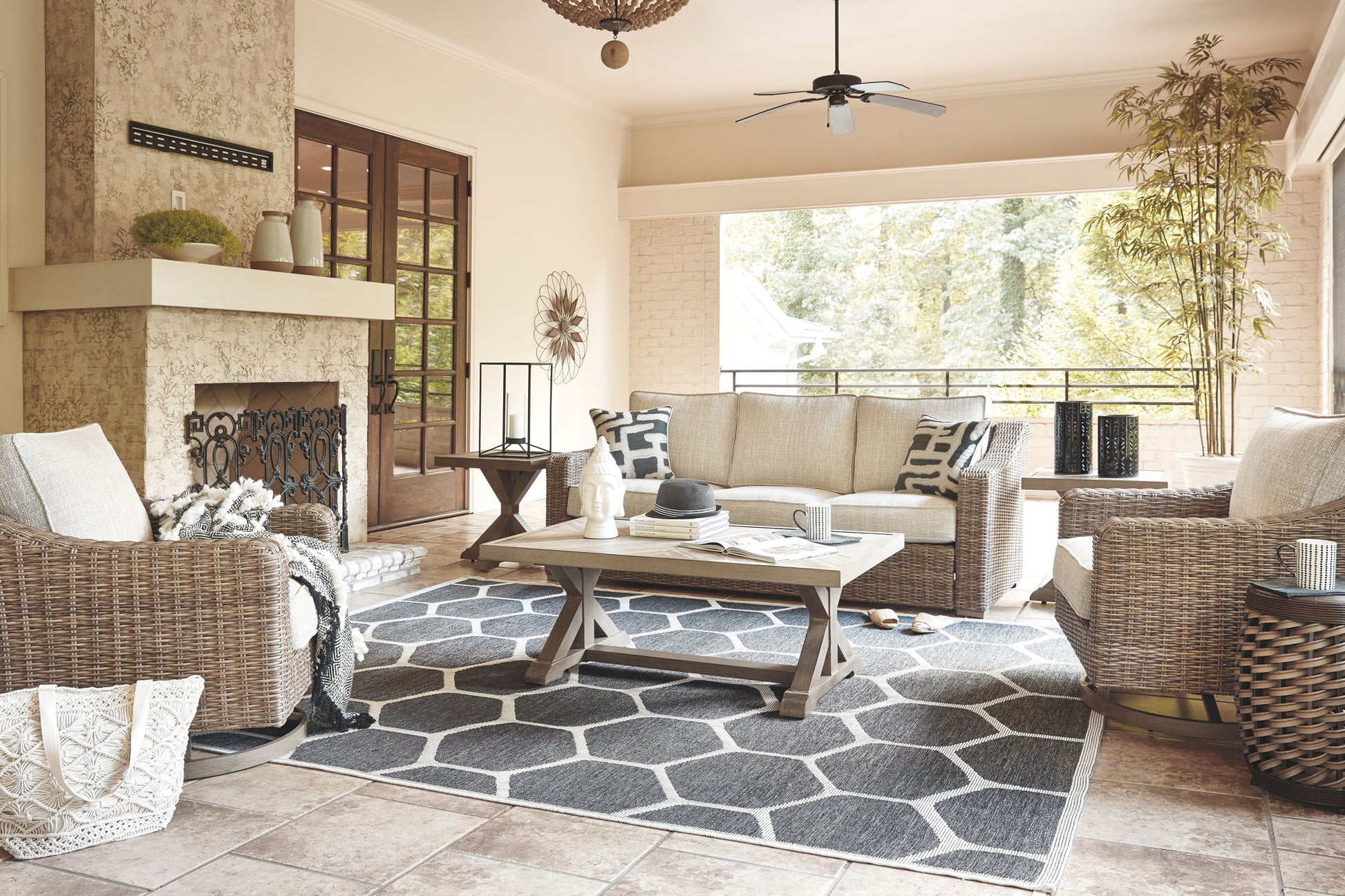 Beachcroft - Sofa With Cushion - Hornell Furniture Outlet