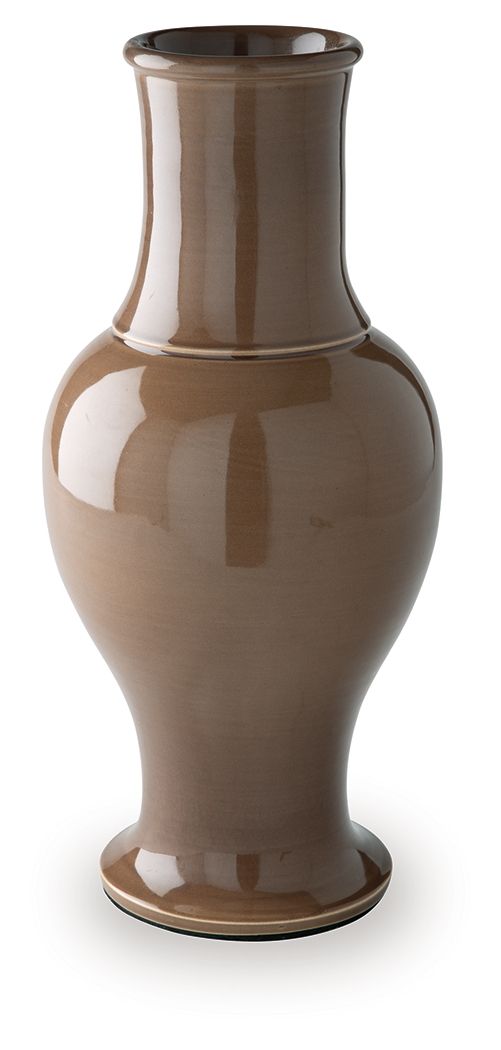 Tillmer - Vase - Brown - Hornell Furniture Outlet
