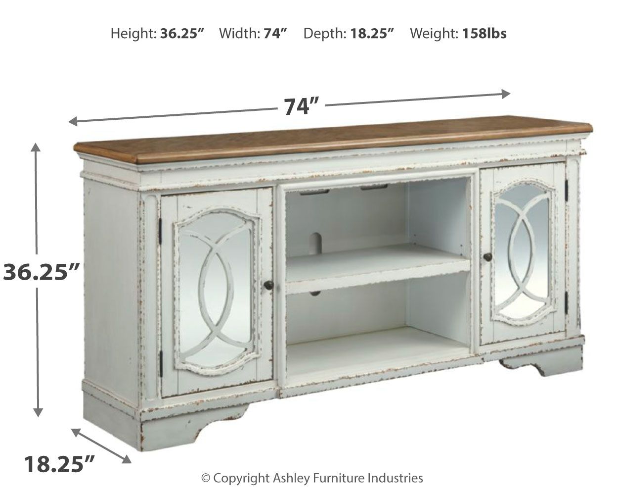 Realyn - TV Stand - Hornell Furniture Outlet
