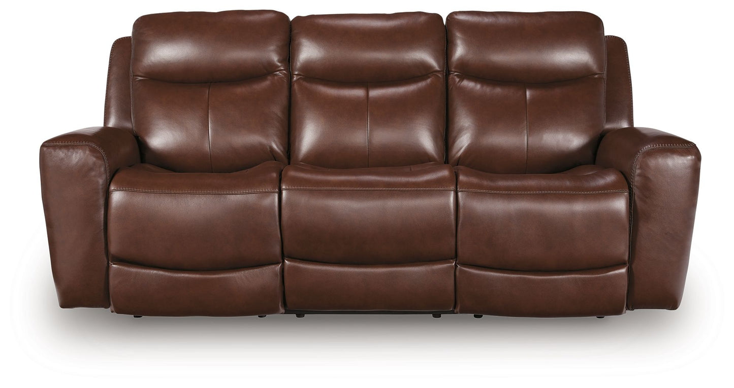 Next Move - Power Reclining Sofa With Adjustable Headrest - Hornell Furniture Outlet