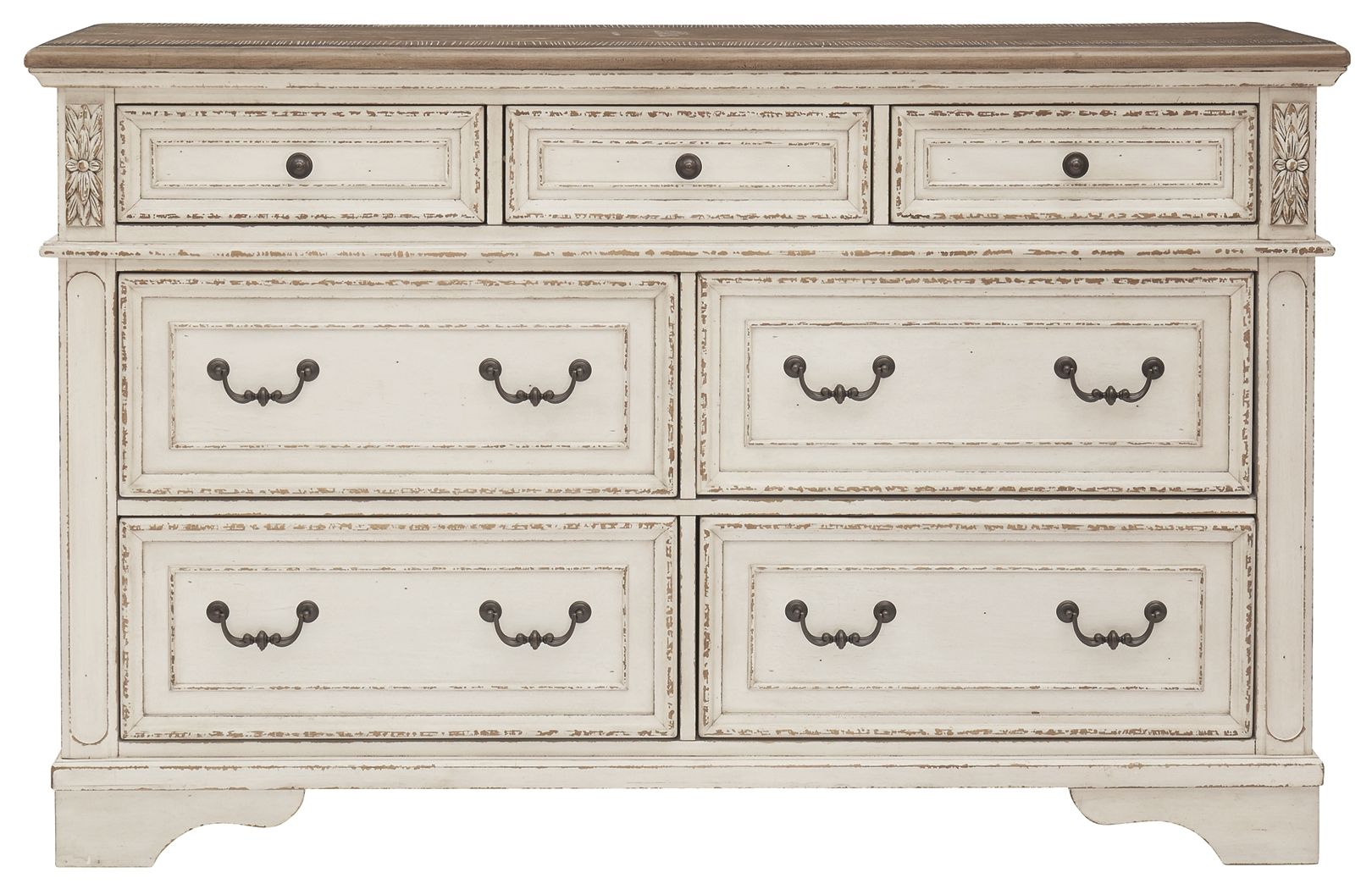 Realyn - Dresser, Mirror - Hornell Furniture Outlet
