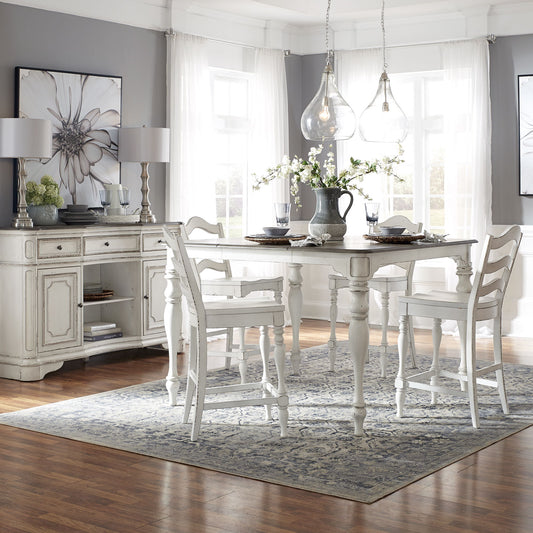 Magnolia Manor - Gathering Table Set - Hornell Furniture Outlet