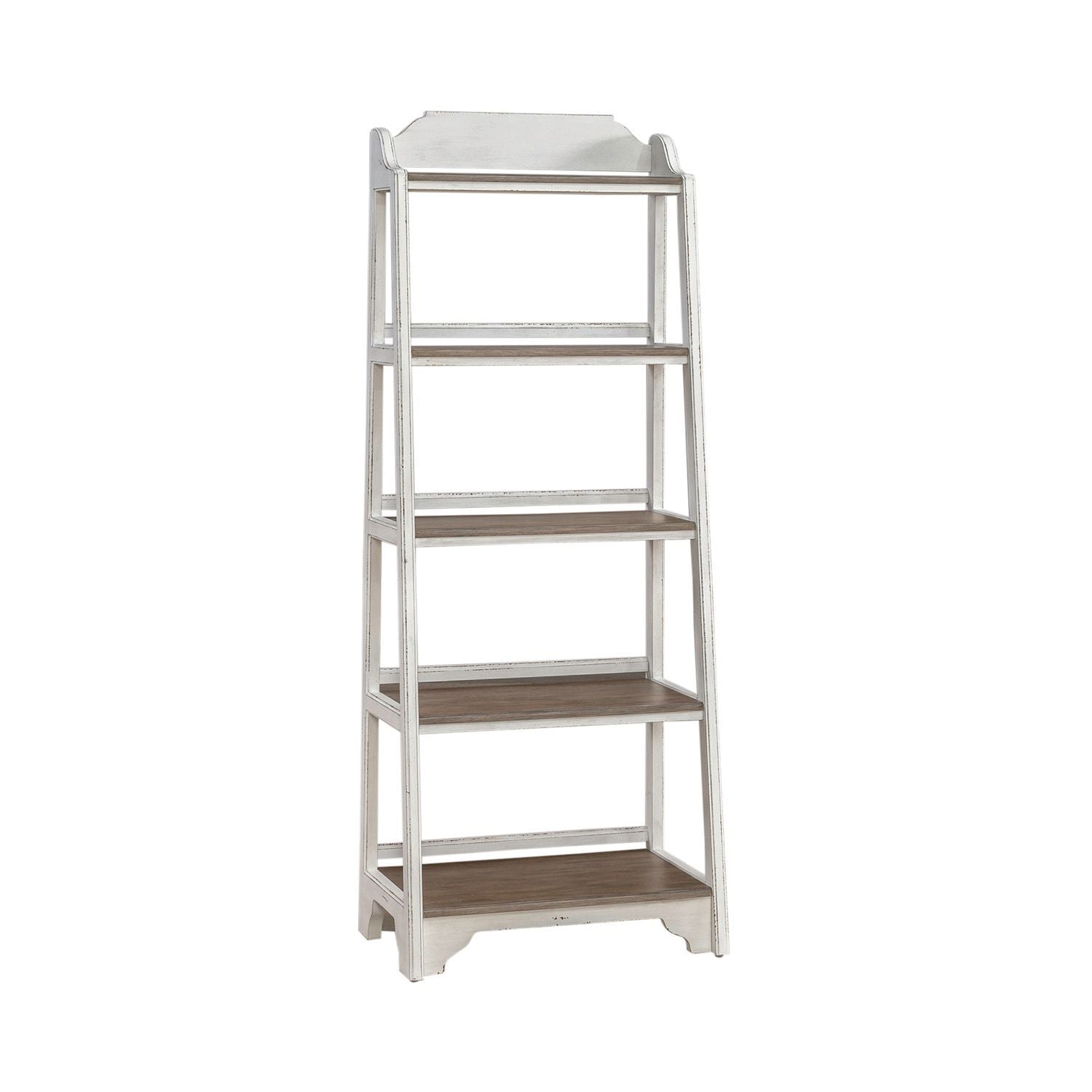 Magnolia Manor - Leaning Pier Bookcase - Hornell Furniture Outlet