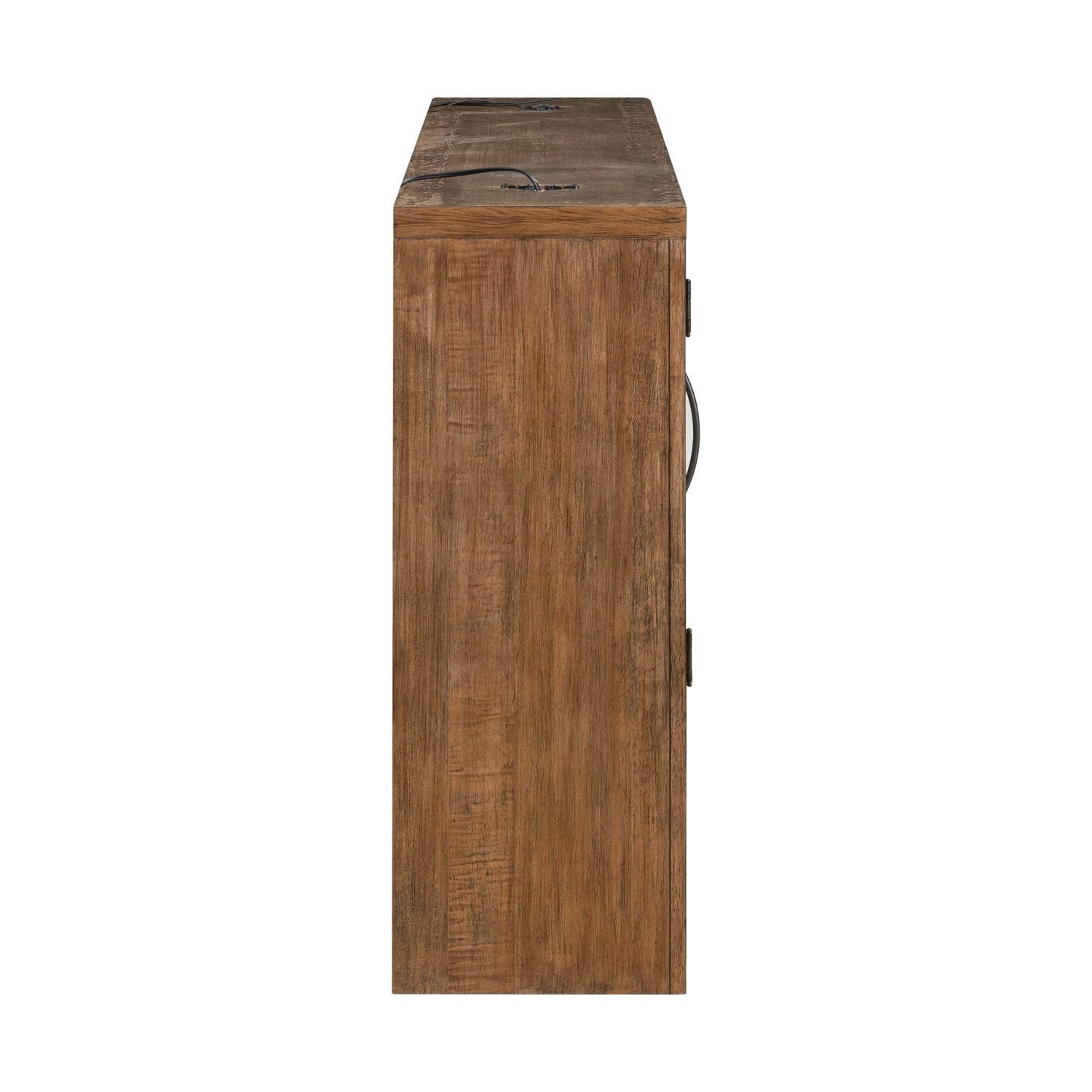 Shaker Lakes - Hutch - Harvest Brown - Hornell Furniture Outlet