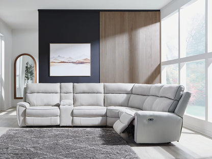 Social Pointe - Reclining Sectional - Hornell Furniture Outlet
