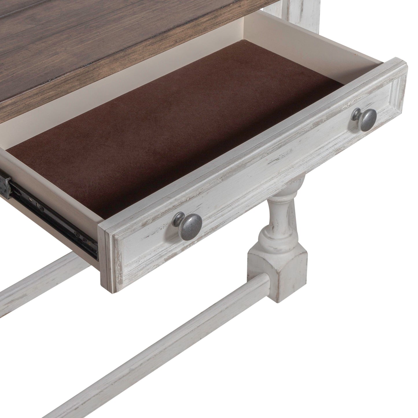 River Place - Accent Console Table - White - Hornell Furniture Outlet