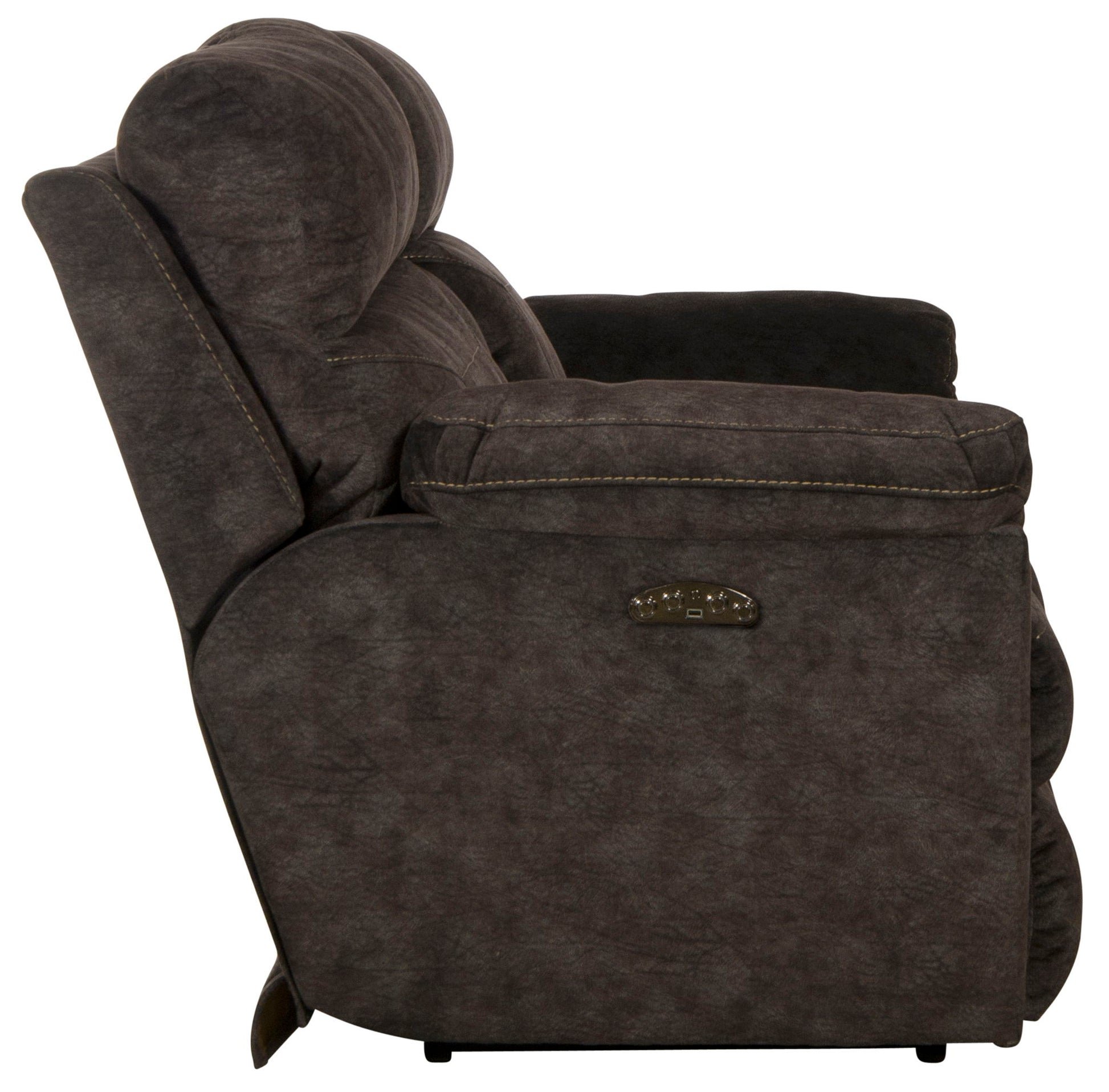 Sedona - Power Headrest Lay Flat Reclining Console Loveseat With Storage & Cupholders - Hornell Furniture Outlet