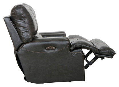 Wembley - Power Headrest Power Lay Flat Recliner - Hornell Furniture Outlet