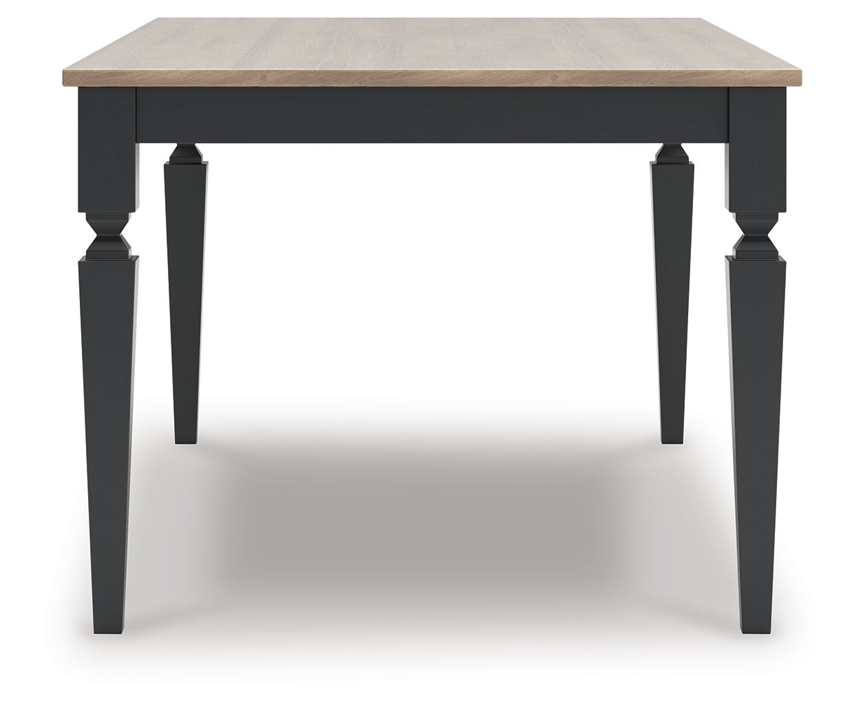 Brenkerton - Grayish Brown / Black - Rectangular Dining Room Table - Hornell Furniture Outlet