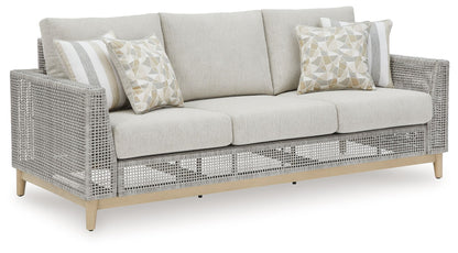 Seton Creek - Gray - Sofa With Cushion - Hornell Furniture Outlet