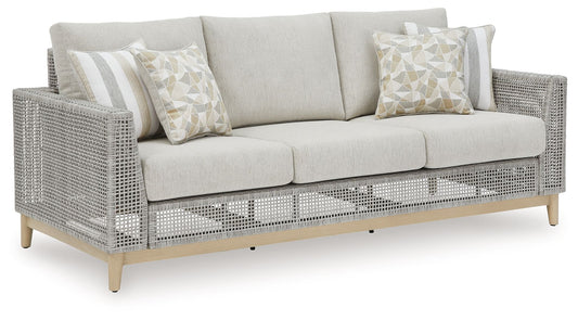 Seton Creek - Gray - Sofa With Cushion - Hornell Furniture Outlet