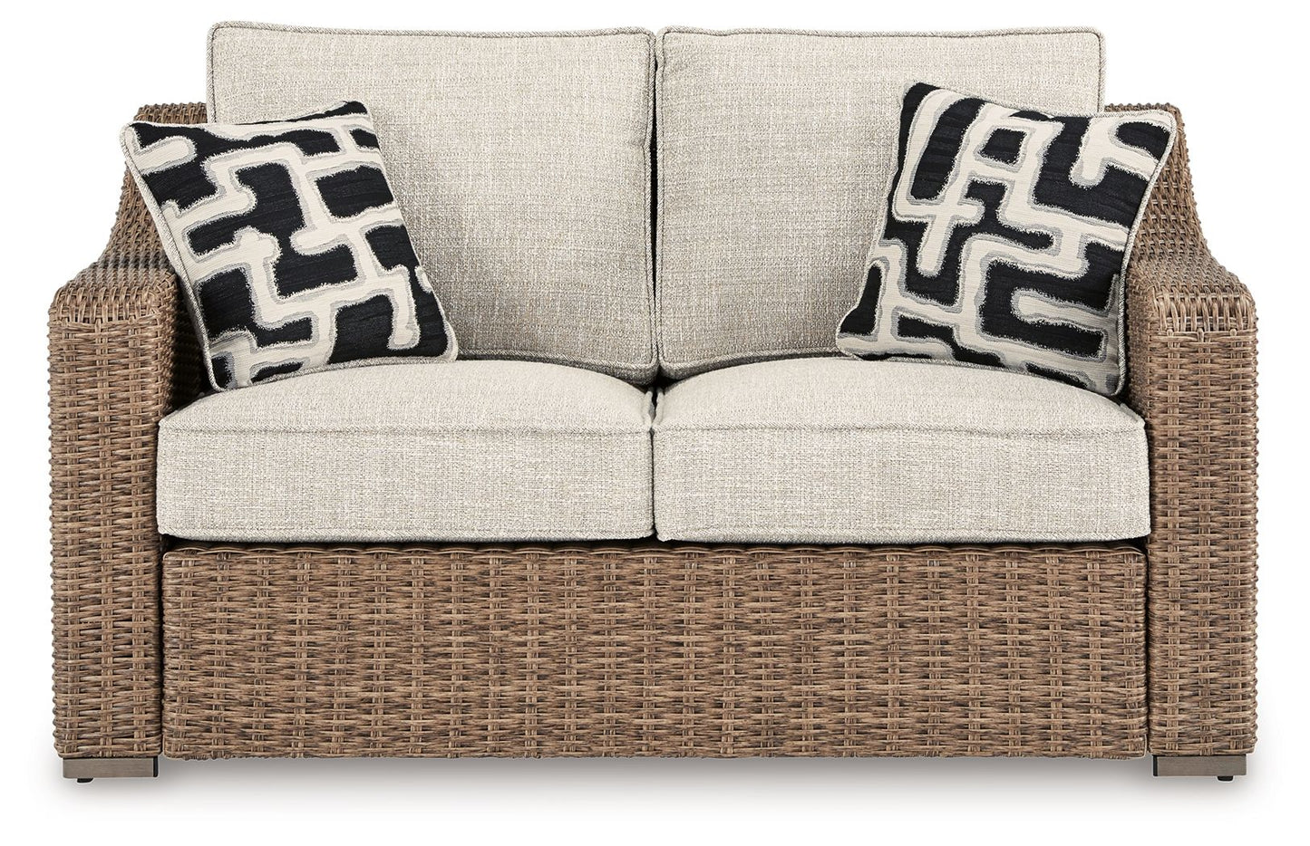 Beachcroft - Beige - Loveseat With Cushion - Hornell Furniture Outlet