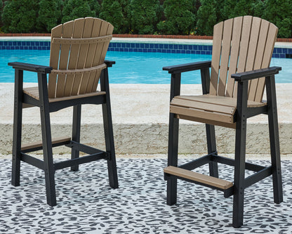 Fairen Trail - Black / Driftwood - 5 Pc. - Dining Set with 4 Chairs - Hornell Furniture Outlet