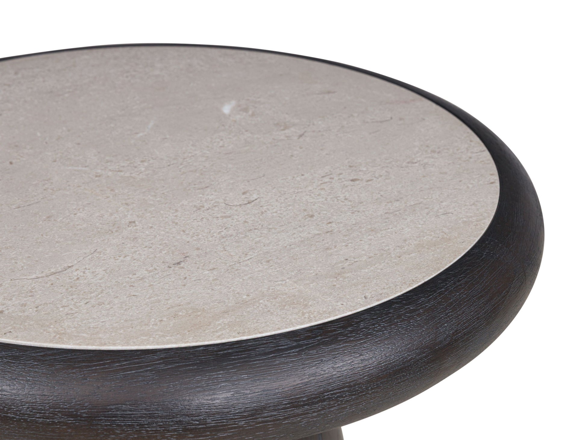 Bracken - French Black - Round End Table - Hornell Furniture Outlet