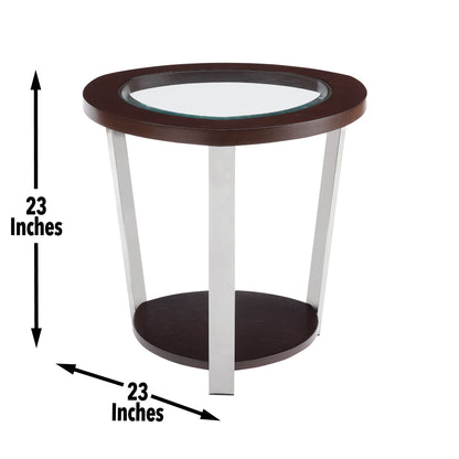 Duncan - 3 Piece Table Set - Brown - Hornell Furniture Outlet