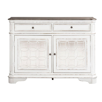 Magnolia Manor - Buffet - White - Hornell Furniture Outlet