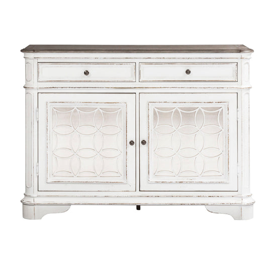 Magnolia Manor - Buffet - White - Hornell Furniture Outlet