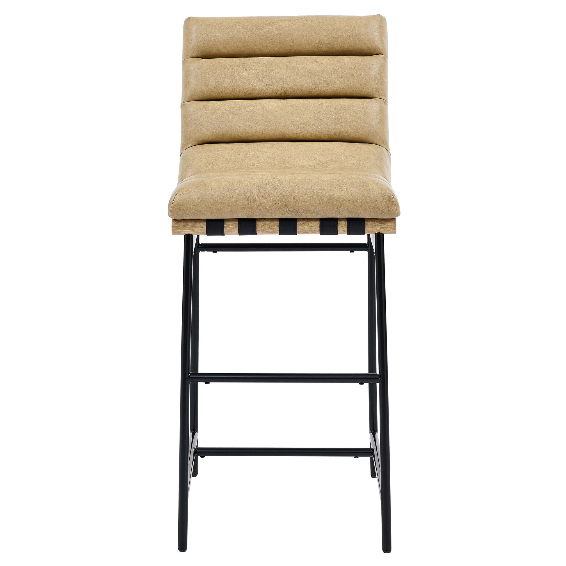 Nicco - PU Bar Chair (Set of 2) - Hornell Furniture Outlet