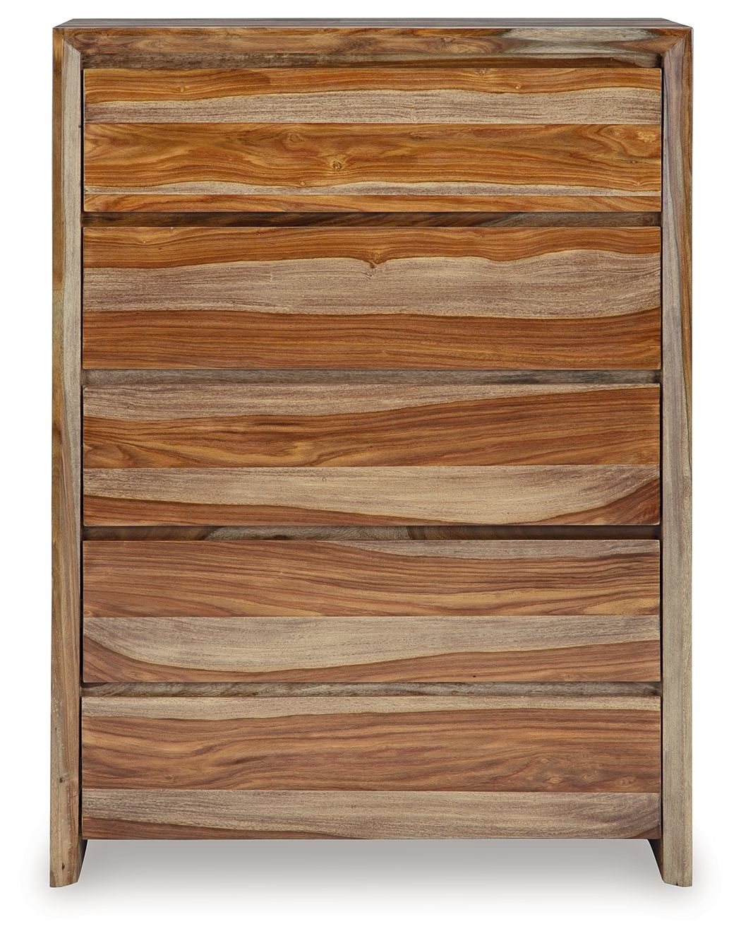 Dressonni - Brown - Five Drawer Chest - Hornell Furniture Outlet