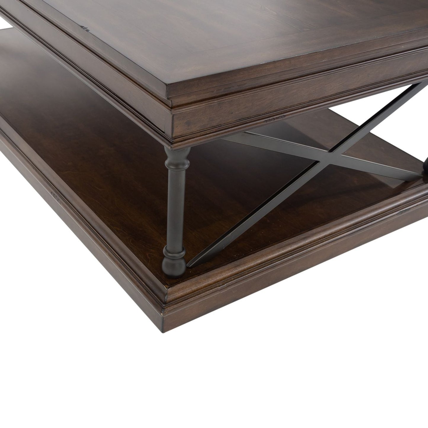 Tribeca - Rectangular Cocktail Table - Dark Brown - Hornell Furniture Outlet