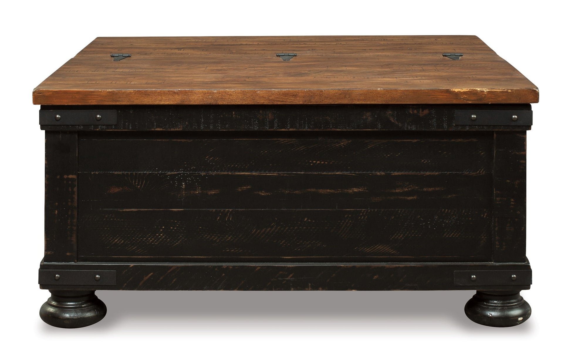 Valebeck - Lift Top Cocktail Table - Black / Brown - Hornell Furniture Outlet