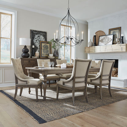 Americana Farmhouse - Leg Table Set - Hornell Furniture Outlet