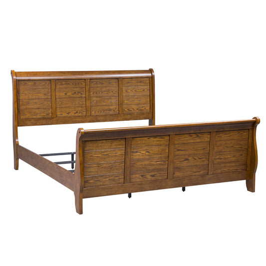 Grandpas Cabin - Sleigh Bed - Hornell Furniture Outlet