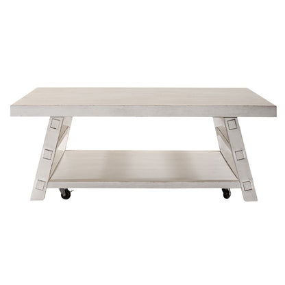 Modern Farmhouse - Oversized Square Cocktail Table - Hornell Furniture Outlet