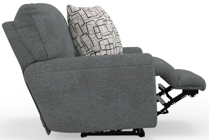 Maxwell - Power Deep Seat Lay Flat Recliner - Hornell Furniture Outlet
