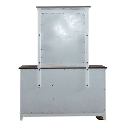 Allyson Park - Crown Mirror - Hornell Furniture Outlet