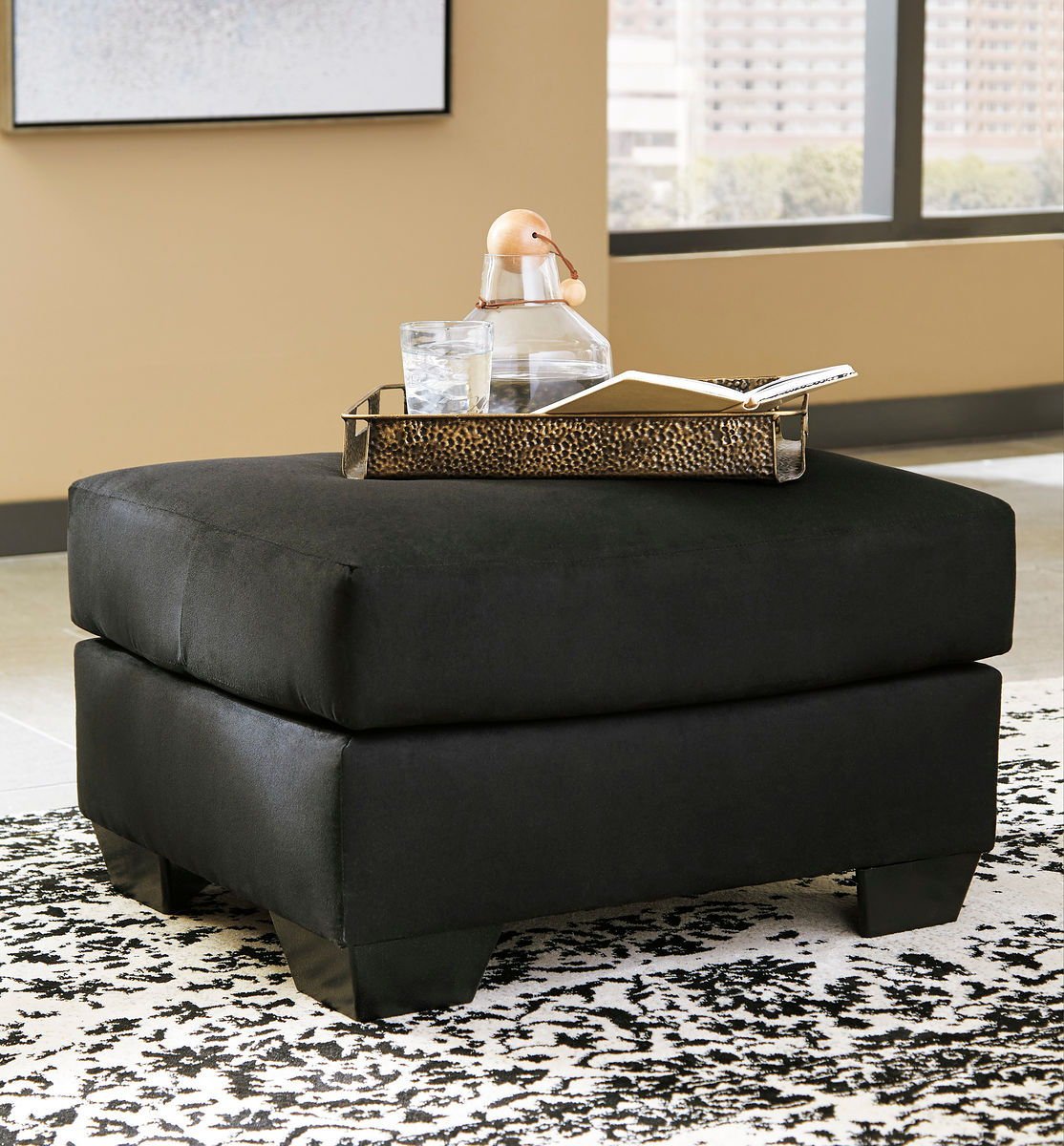 Darcy - Chair With Ottoman - Hornell Furniture Outlet