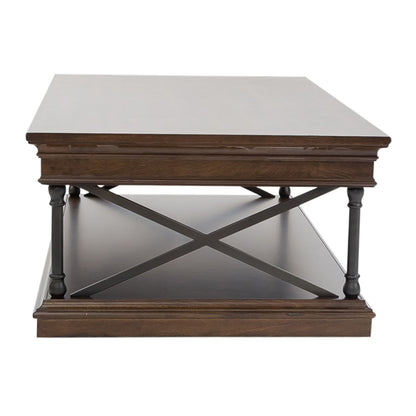 Tribeca - Rectangular Cocktail Table - Dark Brown - Hornell Furniture Outlet