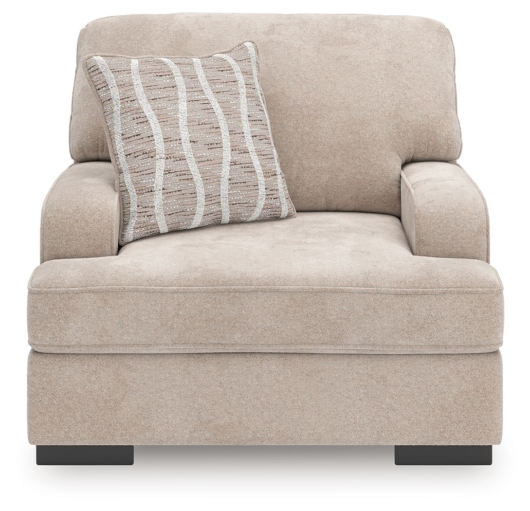 High Profile - Chair and a Half - Taupe - Hornell Furniture Outlet