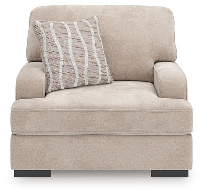 High Profile - Chair and a Half - Taupe - Hornell Furniture Outlet