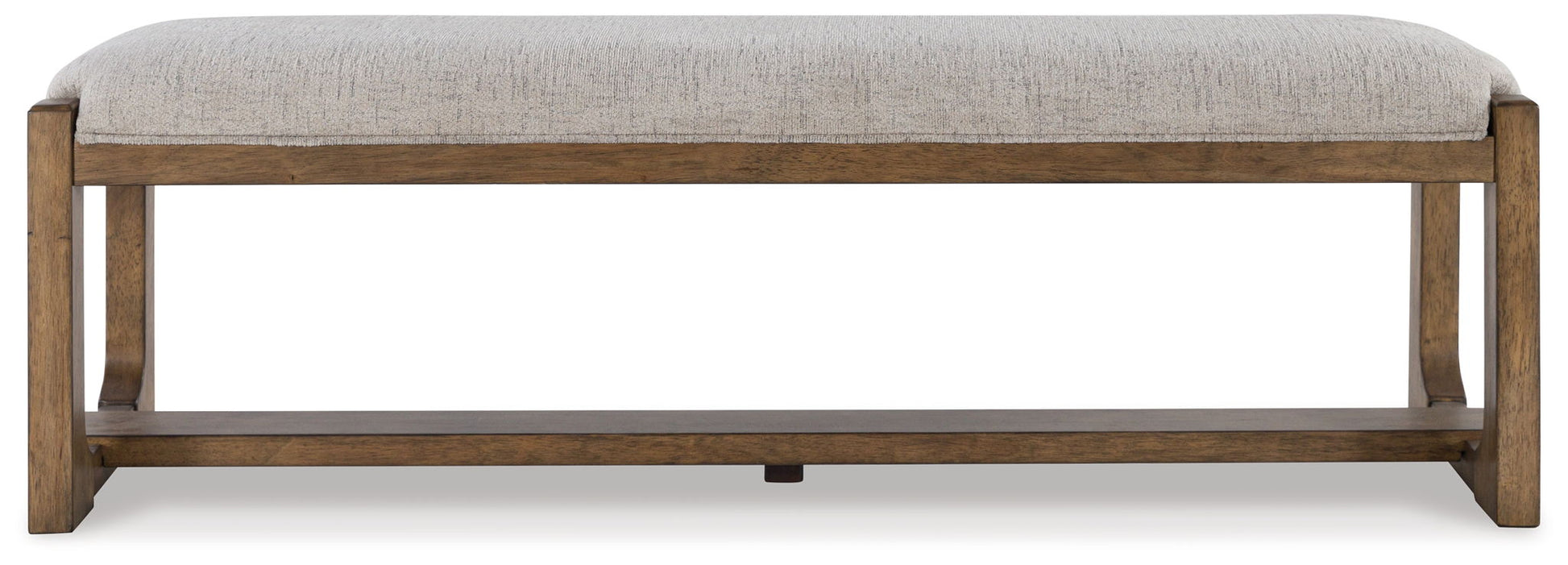 Cabalynn - Oatmeal / Light Brown - Large Uph Dining Room Bench - Hornell Furniture Outlet