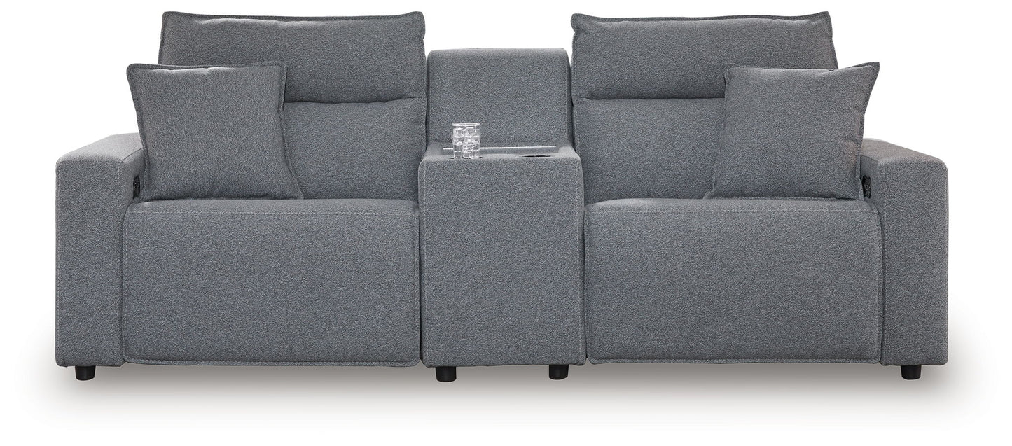 ModMax II - Salt And Pepper - Reclining Sectional - Hornell Furniture Outlet
