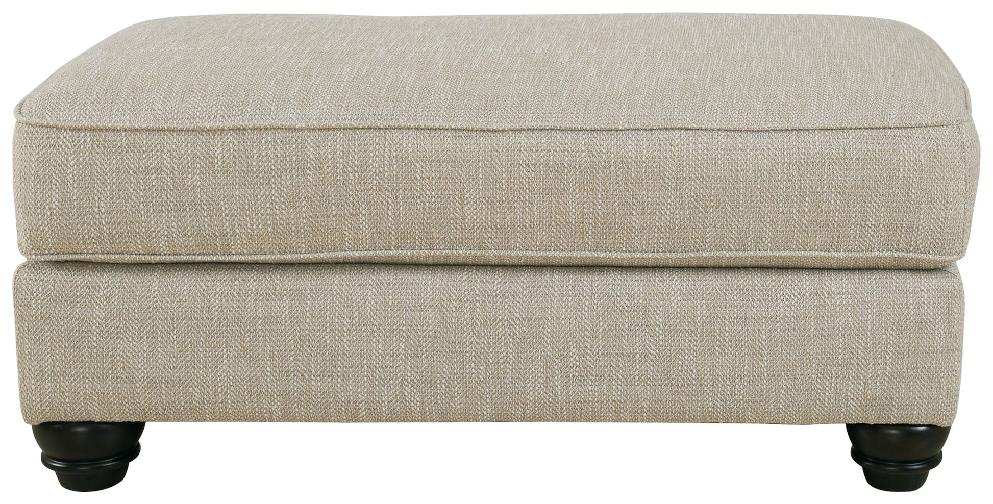 Asanti - Fog - Ottoman - Hornell Furniture Outlet