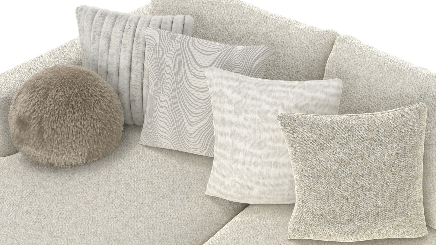 Ritzy - Modular Sofa And Included Cocktail Ottoman - Hornell Furniture Outlet