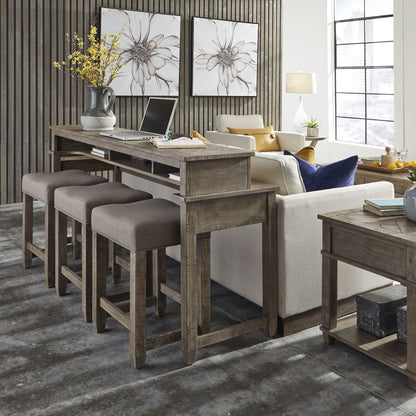 Parkland Falls - Console Bar Table - Light Brown - Hornell Furniture Outlet