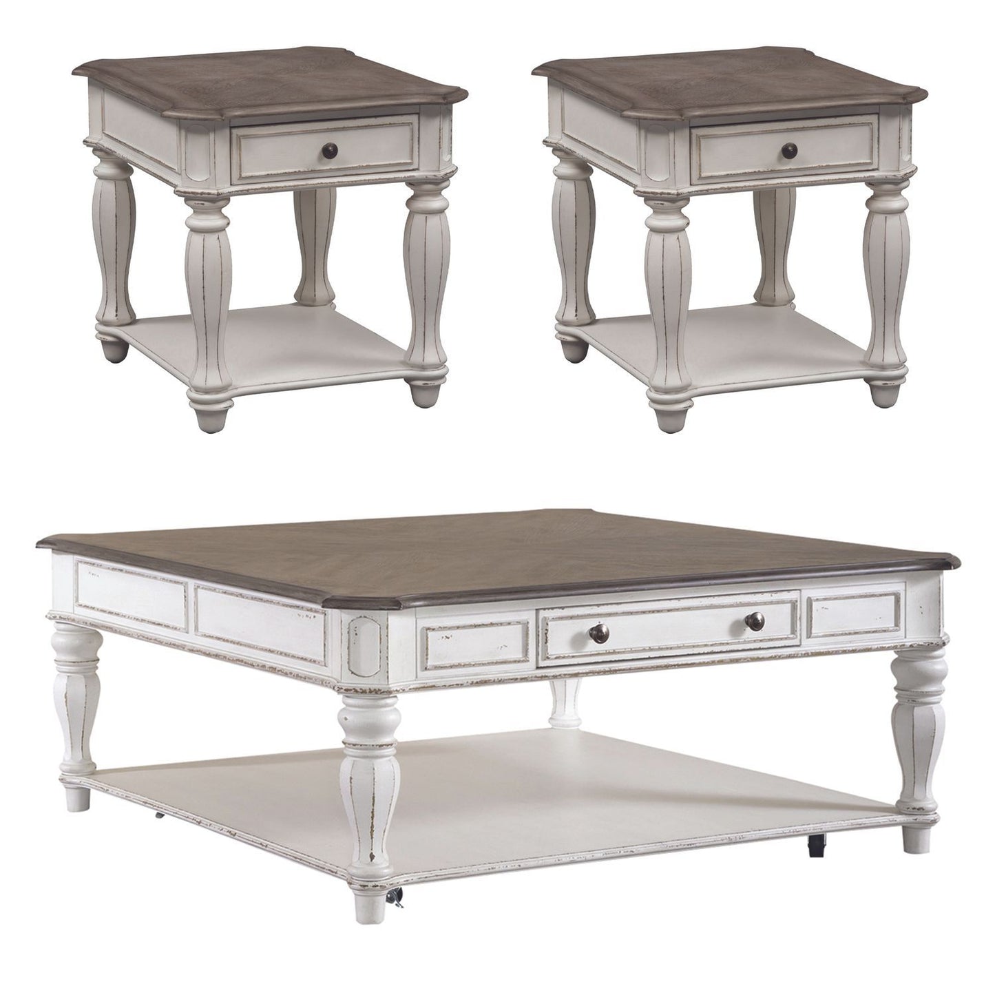 Magnolia Manor - Table Set - Hornell Furniture Outlet