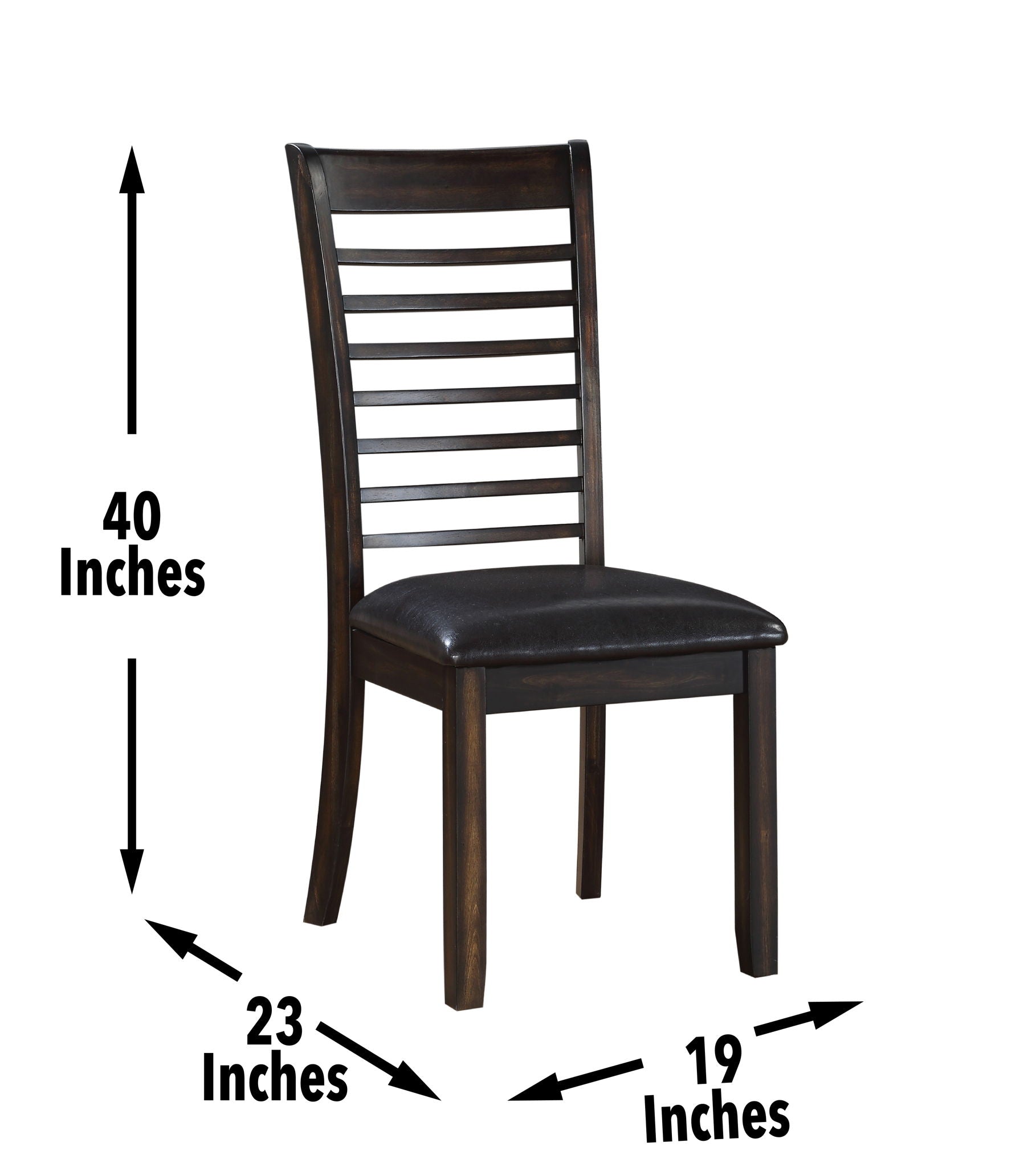 Ally - Side Chair (Set of 2) - Antique Charcoal - Hornell Furniture Outlet