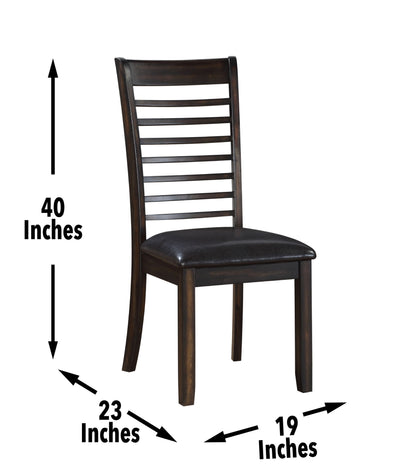Ally - Side Chair (Set of 2) - Antique Charcoal - Hornell Furniture Outlet