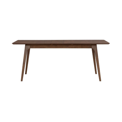 Space Savers - Rectangular Leg Table - Brown - Hornell Furniture Outlet