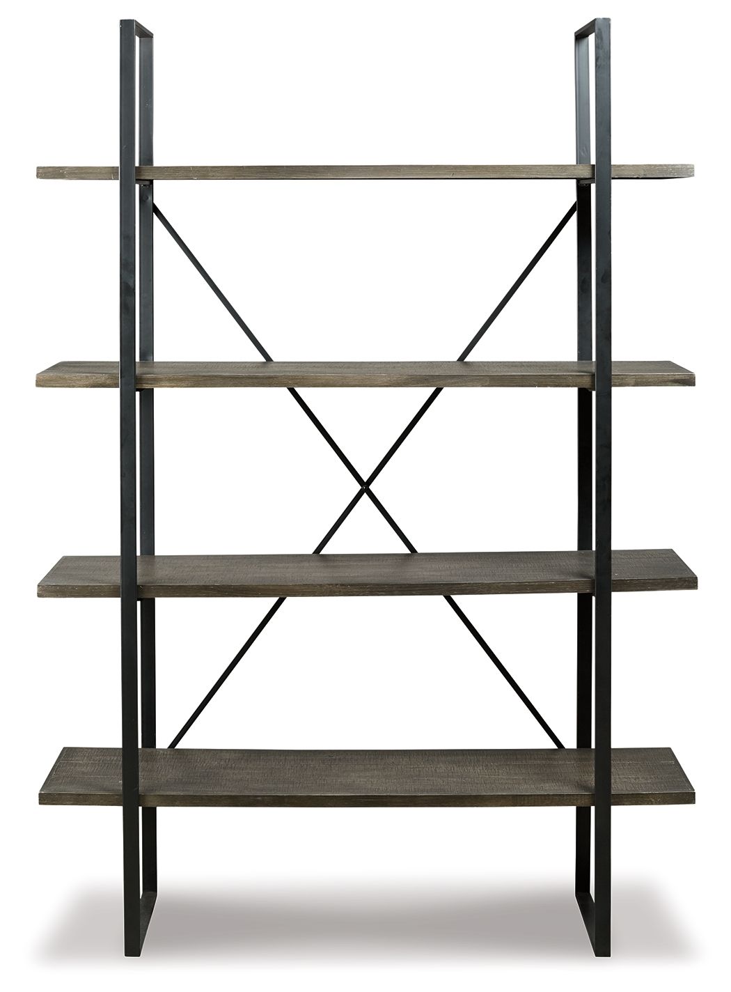 Gilesgrove - Black / Gray - Bookcase - Hornell Furniture Outlet