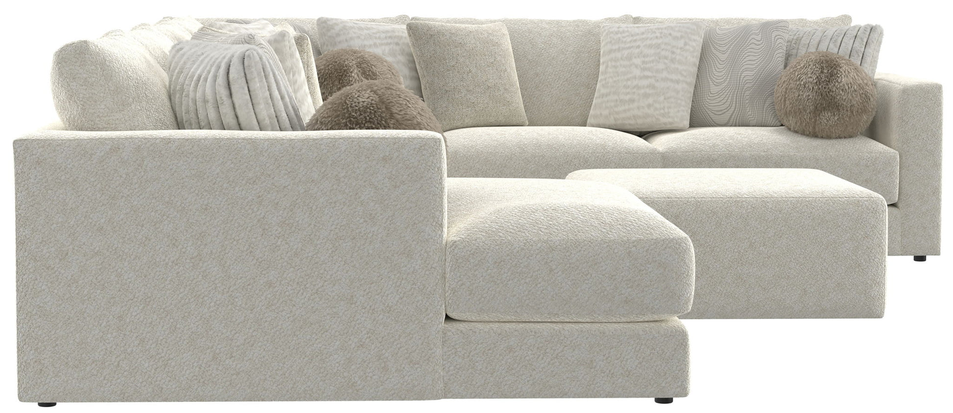 Ritzy - Modular Sofa And Included Cocktail Ottoman - Hornell Furniture Outlet