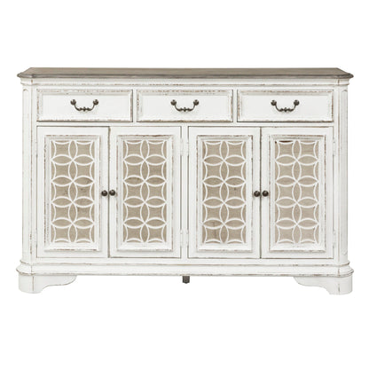 Magnolia Manor - Hall Buffet - White - Hornell Furniture Outlet