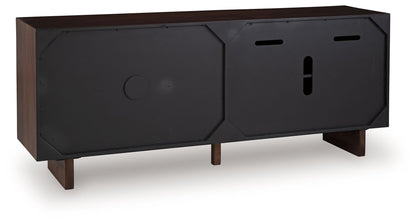 Welby - Brown / Charcoal - Accent Cabinet - Hornell Furniture Outlet